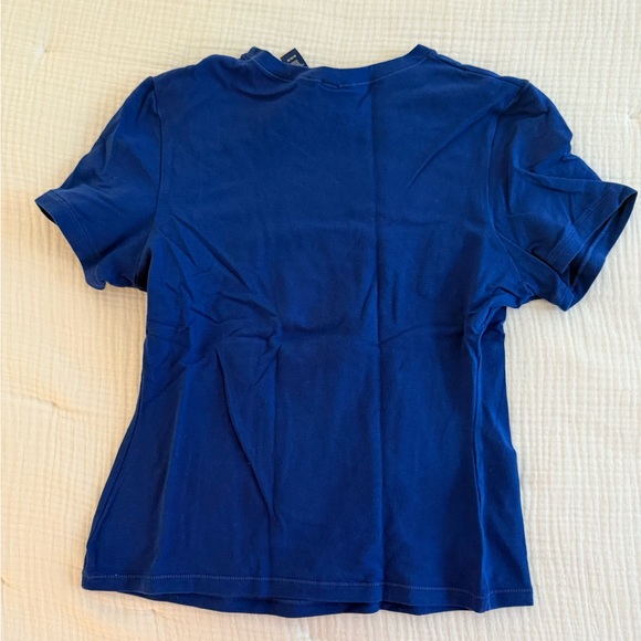 Skims Cotton Jersey T Shirt in “Cobalt” - Picture 4 of 4